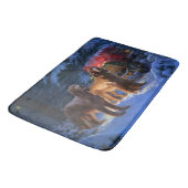 Ierse rode setter sneeuwslee kerstdecor badmat (Gekanteld)