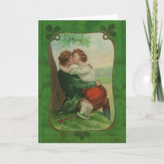 -Ierse Romance St. Patrick's Day Kaart (Voorkant)