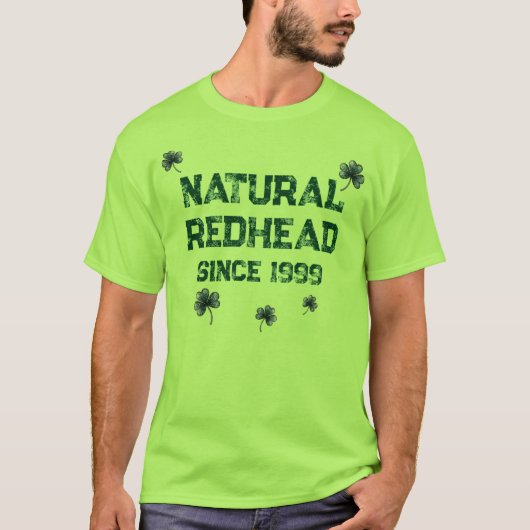 Ierse roodharige, rood haar, aangepaste, 06 nieuwi t-shirt (Voorkant)