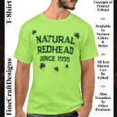 Ierse roodharige, rood haar, aangepaste, 06 nieuwi t-shirt