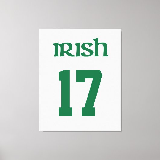 Ierse Saint Patrick's Day Canvas Afdruk (Voorkant)