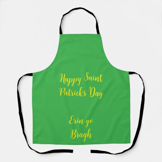 Ierse schort St. Patrick's Day (Voorkant)