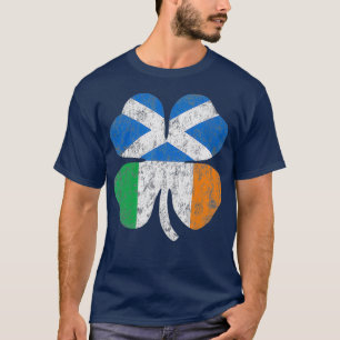 Ierse Schotse vlag Ierland Schotland St Patricks T-shirt