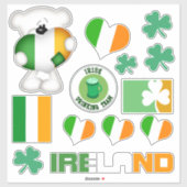 Ierse selectie sticker (Vel)