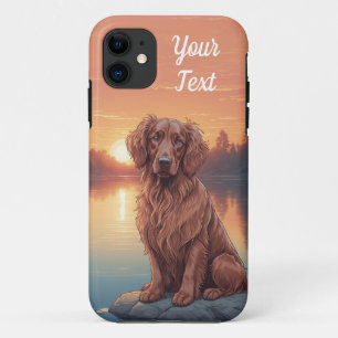 Ierse Setter aan het meer iPhone 11 Hoesje