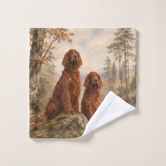Ierse Setter Bad Handdoek (Wasdoekje)