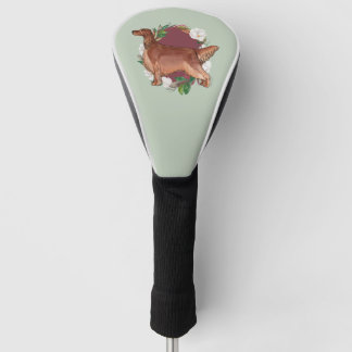 Ierse Setter Golf Hoofd Hoes Golfheadcover