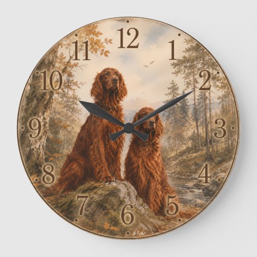 Ierse Setter Grote Klok (Voorkant)