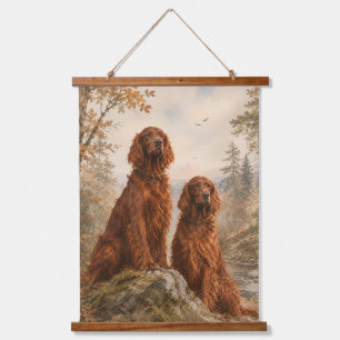 Ierse Setter Hangend Wandkleed