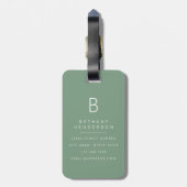 Ierse Setter Hond Bagage Label (Achterkant verticaal)