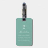 Ierse Setter Hond Bagage Label (Achterkant verticaal)