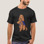 Ierse Setter Hond Lieverd Vader Puppy Eigenaar 1 T-shirt (Voorkant)