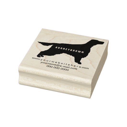 Ierse Setter Ierland Hond Rubberstempel (Stempel)