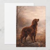 Ierse Setter Kaart (Voorkant / Achterkant)