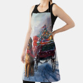 Ierse Setter Kerst Feestelijke Periode Schort (Insitu)