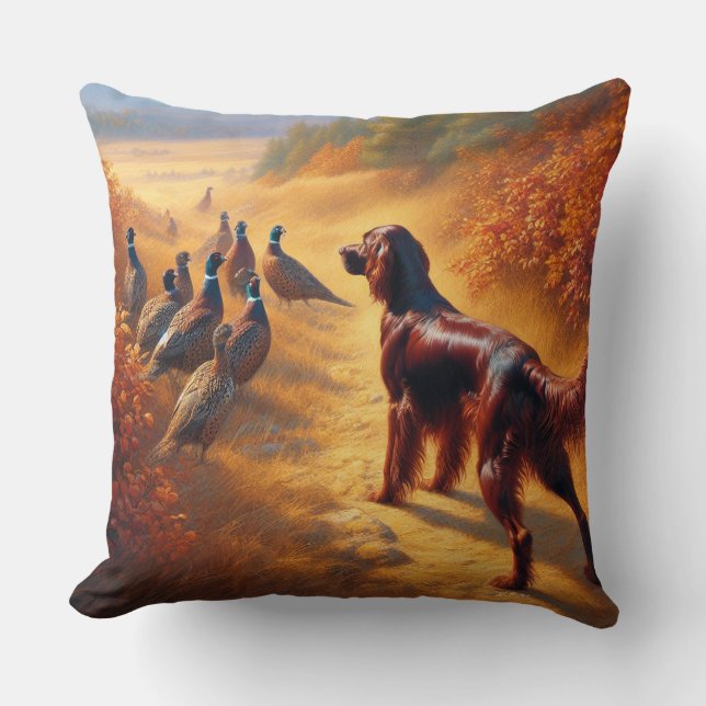 Ierse Setter Kussen (Voorkant)
