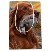 Ierse Setter Medium Cadeauzakje (Voorkant)