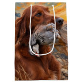 Ierse Setter Medium Cadeauzakje (Achterkant)