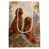Ierse Setter Medium Cadeauzakje (Achterkant)