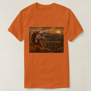 Ierse Setter met Chukar Patrijs ,Kunst T-shirt