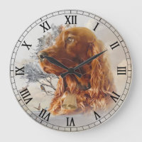 Ierse setter met fazant