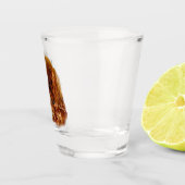 Ierse setter met fazant shot glas (Rechts)