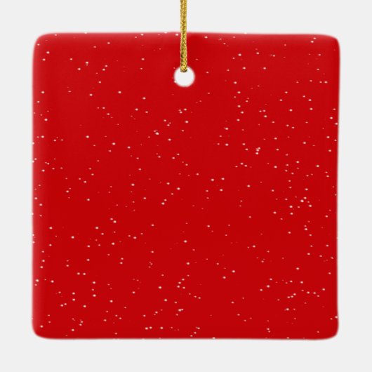 Ierse setter met sinterklaas Pet Keramisch Ornament (Achterkant)