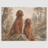 Ierse Setter Tissuepapier (Voorkant)