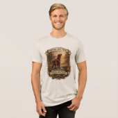 Ierse Setter Tri-Blend Shirt (Voorkant volledig)