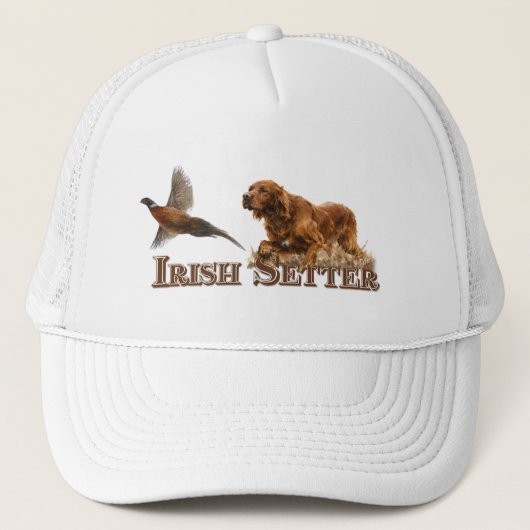 Ierse Setter Trucker Pet (Voorkant)