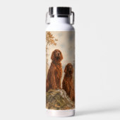 Ierse Setter Waterfles (Voorkant)