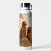 Ierse Setter Waterfles (Achterkant)
