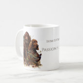 Ierse Setters met fazanten - Passion Hunt Koffiemok (Voorkant links)