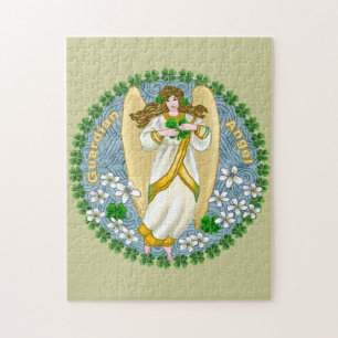 Ierse Shamrock Engel Legpuzzel