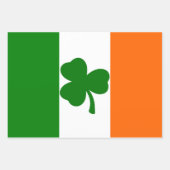 Ierse Shamrock Flag Inpakpapier Vel (Voorkant)