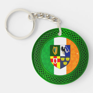 Ierse Shamrock Flag Phone Ring Stand Sleutelhanger