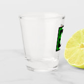 Ierse Shamrock Flag Stripe Shot Glas (Links)