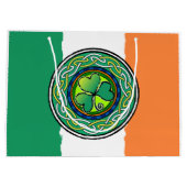 Ierse shamrock groot cadeauzakje (Achterkant)
