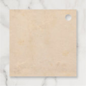 Ierse Shamrock hart dank u gepersonaliseerd Bedankjes Labels (Achterkant)