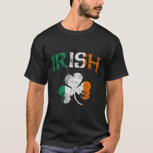 Ierse Shamrock Ierland Vlag St. Patrick's Dag Fade T-shirt
