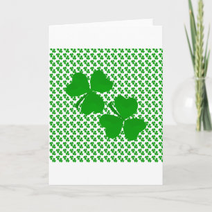 ierse Shamrock Kaart