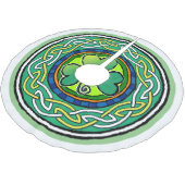 Ierse shamrock kerstboom rok (Gekanteld)