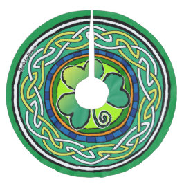 Ierse shamrock kerstboom rok