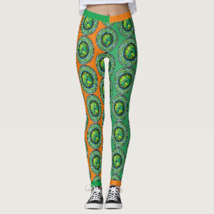 Ierse shamrock leggings