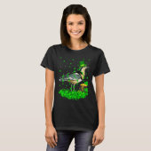 Ierse Shamrock Leprechaun P Vogel St. Patrick's Da T-shirt (Voorkant volledig)