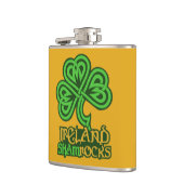 Ierse Shamrock maatkolf Heupfles (Links)