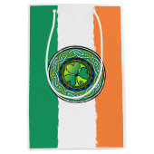 Ierse shamrock medium cadeauzakje (Voorkant)