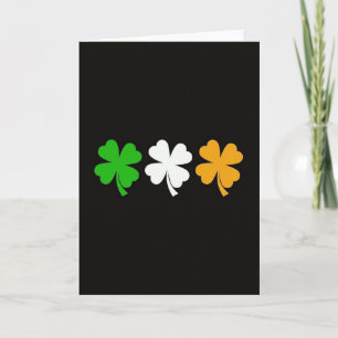 Ierse Shamrock Patroon Kaart