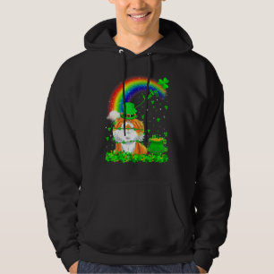 Ierse Shamrock Rainbow Lucky Persian Cat St Patric Hoodie