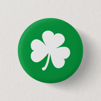  Ierse Shamrock Ronde Button 3,2 Cm